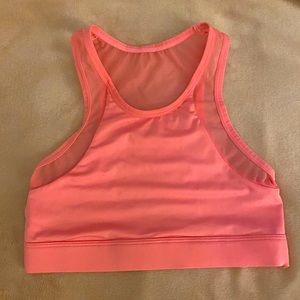 Mesh Pink Sports bra